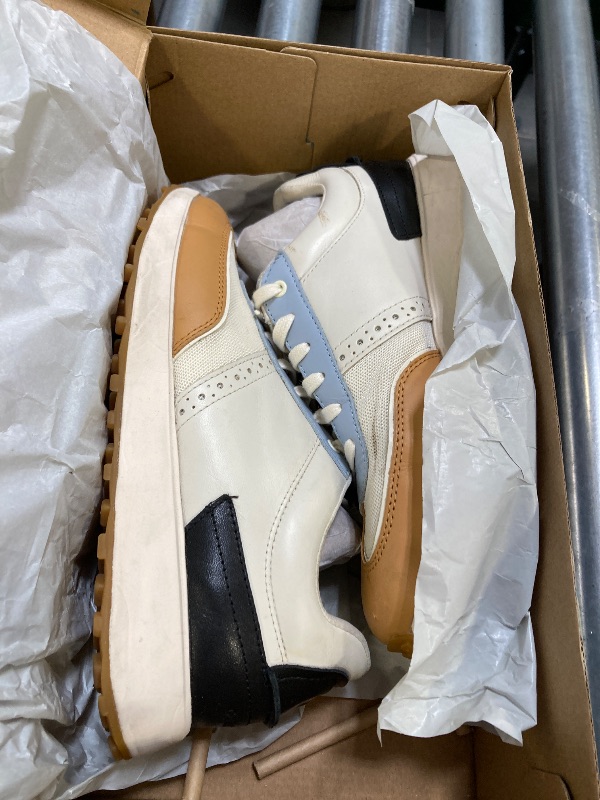 Photo 1 of Cole Haan Women's Grand Crosscourt Medow Runners Sneaker, Ivry MSH/LTR/Sky, 8 Wide