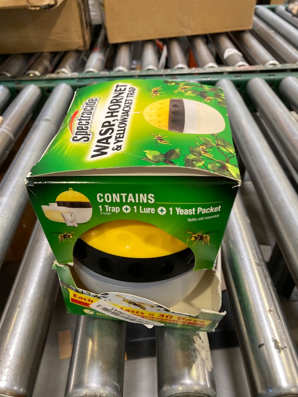 Photo 1 of Spectracide Wasp, Hornet & Yellowjacket Trap, Hanging Wasp & Hornet Trap with a Quick-Drown Formula That Submerges & Kills Insects, 1 Count