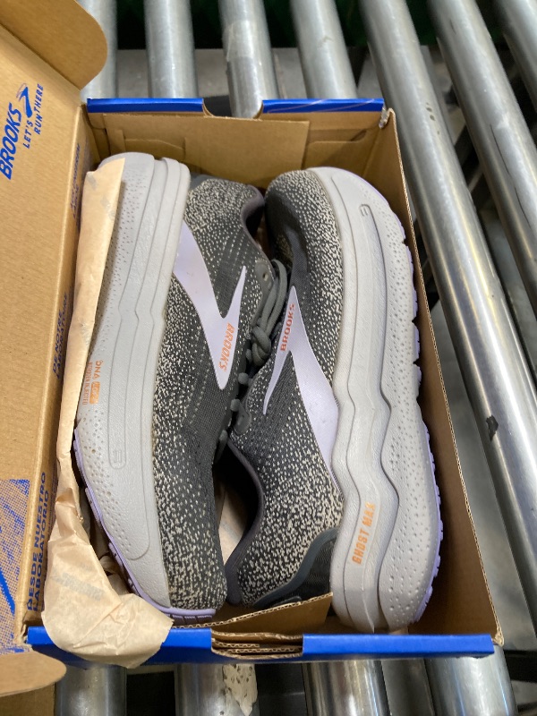 Photo 1 of Brooks Women’s Ghost Max 2 Neutral Running & Walking Shoe - Ebony/Sweet Lavender/Alloy - 10 Wide
