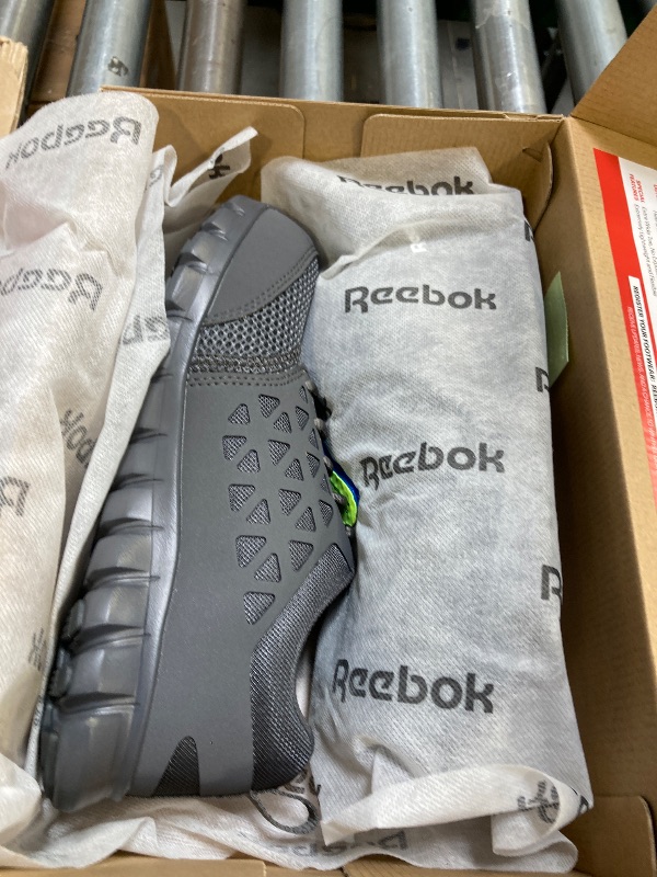 Photo 1 of Reebok Work Mens Sublite Cushion Work Ct Eh Athletic Work Shoe Grey - 7.5 Wide