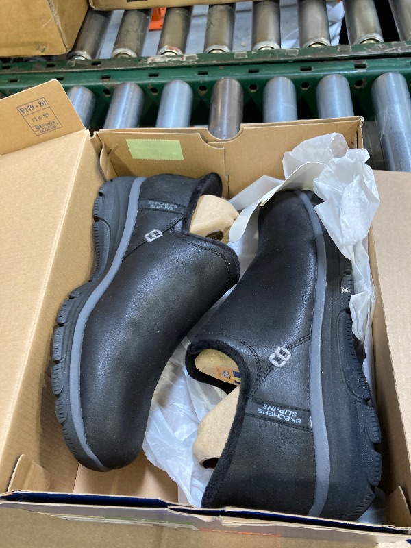 Photo 1 of Skechers Women's Easy Going-Modern Hour-Hands Free Slip-ins Ankle Boot, Black, 9 Wide
