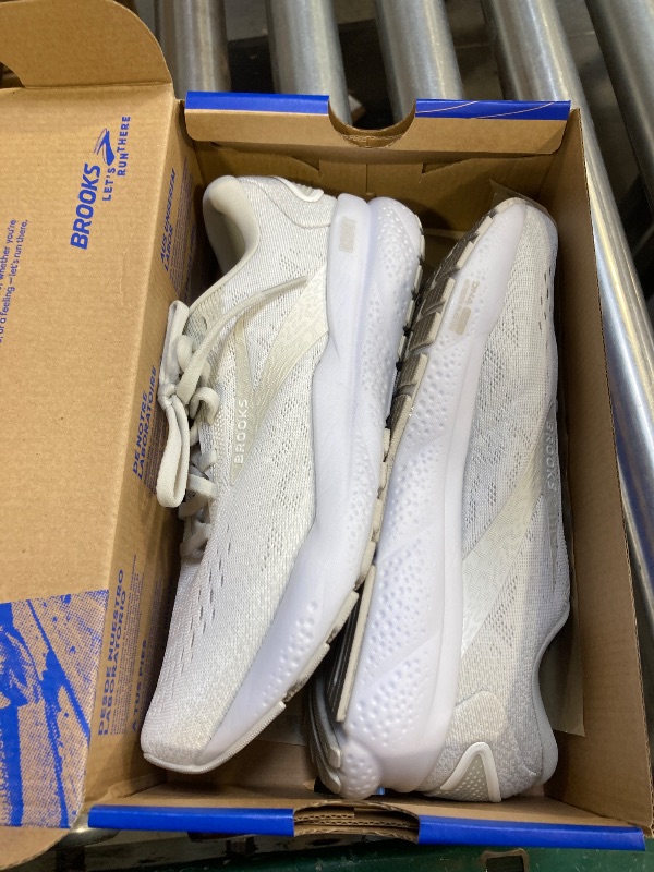 Photo 1 of Brooks Women’s Ghost 16 Neutral Running Shoe - White/White/Grey - 7 Medium
