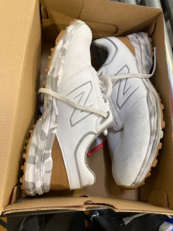 Photo 1 of New Balance Men's Brighton Golf Shoe, White, 11.5