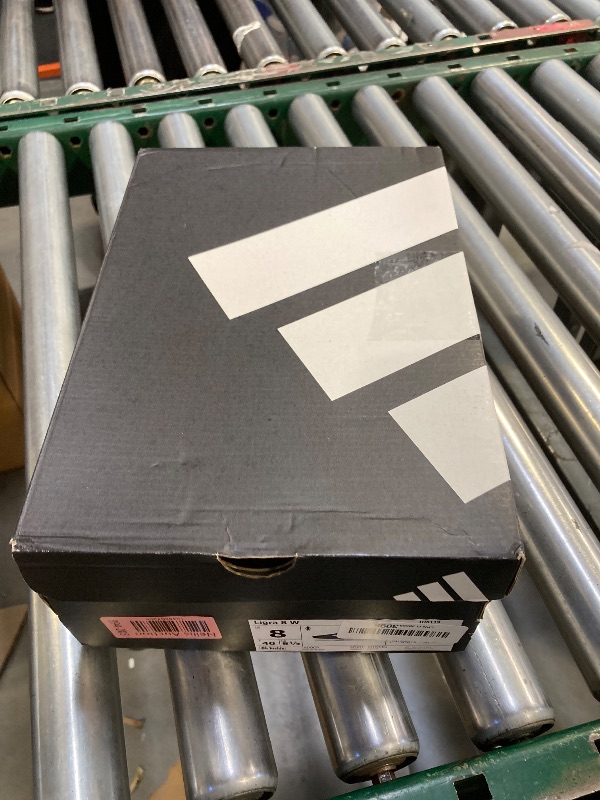 Photo 1 of adidas Women's Ligra 8 Indoor Sneaker, Black/White/White, 8