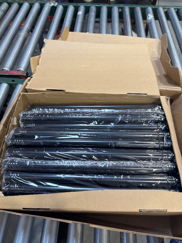 Photo 1 of 7 Pack 10 FT String Light Poles,Metal with Fork Lights Poles for Outdoor String Light, Rustproof Heavy Duty for Outside Garden,Patio,Wedding,Backyard,Deck,Party
