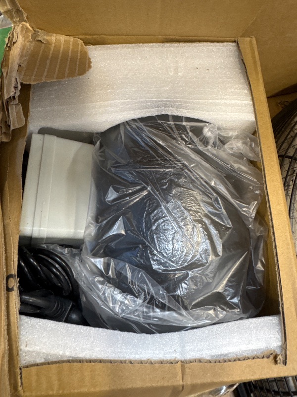 Photo 1 of 24'' Outdoor Wall Mount Fan, 4 Speed Oscillating Wall Fan with All Sealed Brushless DC Motor, Heavy Duty Industrial Fans, Waterproof Fans for Patios, House, Garage, Commercial, Warehouse, Factory
