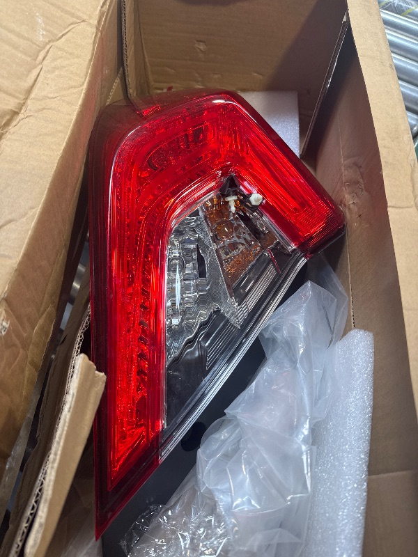 Photo 1 of Brake Tail Lights for Honda Civic Sedan 2016 to 2021 - Rear Taillight Assembly Replacement for 33550-TBA-A01 and HO2804110 - Tail Lamp for Driver Side Left
