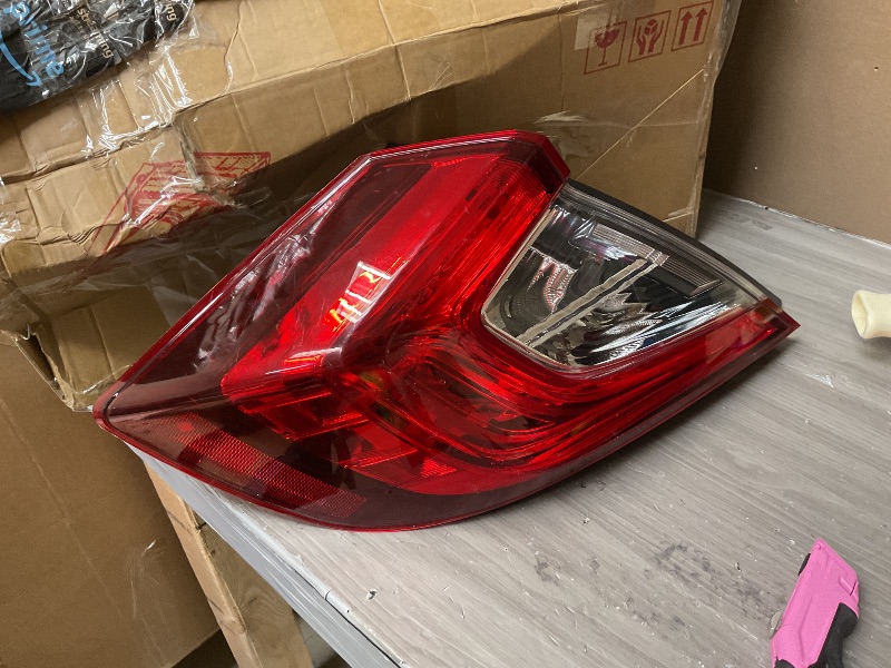Photo 1 of Brake Tail Lights for Honda Civic Sedan 2016 to 2021 - Rear Taillight Assembly Replacement for 33550-TBA-A01 and HO2804110 - Tail Lamp for Driver Side Left