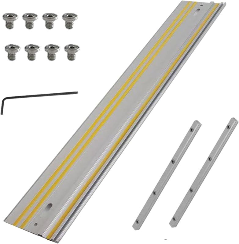 Photo 1 of 32inches FS-800/1 Guide Rail (800 mm) - 32" Aluminum Track Saw Guide Rail Compatible with Festool TS-55/TS-75 Track Saws, Precision Plunge Circular Saw Guide Rail for Long Woodworking Cuts