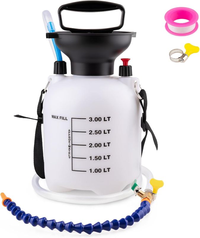 Photo 1 of 3L Transmission Fluid Pump, Manual Fluid Transfer Pump, Oil Extractor Pump for Automotive, Oil Transmission Fluid Transfer Pump with Teflon Tape
