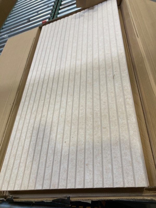 Photo 1 of Large Acoustic Panels, 47.2" X 23.6" X 0.35" Soundproof Wall Panel, Self-Adhesive Decorative Sound Proof Panels, High Density Absorbing Acoustic Treatment (Camel, 8 Pack)
