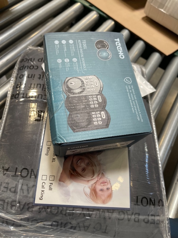 Photo 1 of TEEHO TE001 Keyless Entry Door Lock with Keypad - Smart Deadbolt Lock for Front Door with 2 Keys - Auto Lock - Easy Installation - Oil-Rubbed Bronze