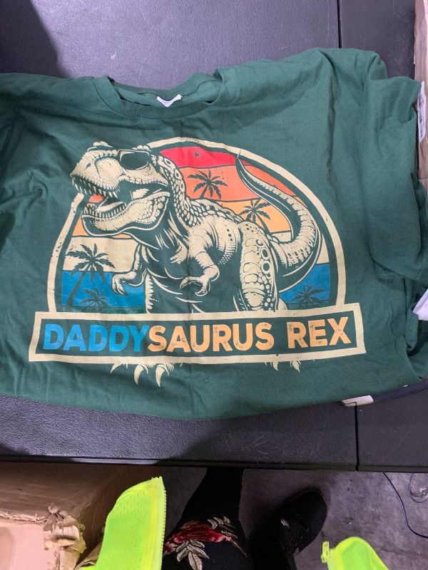 Photo 1 of Daddysaurus Rex Dinosaur Daddy Saurus Rex Family Matching T-Shirt
