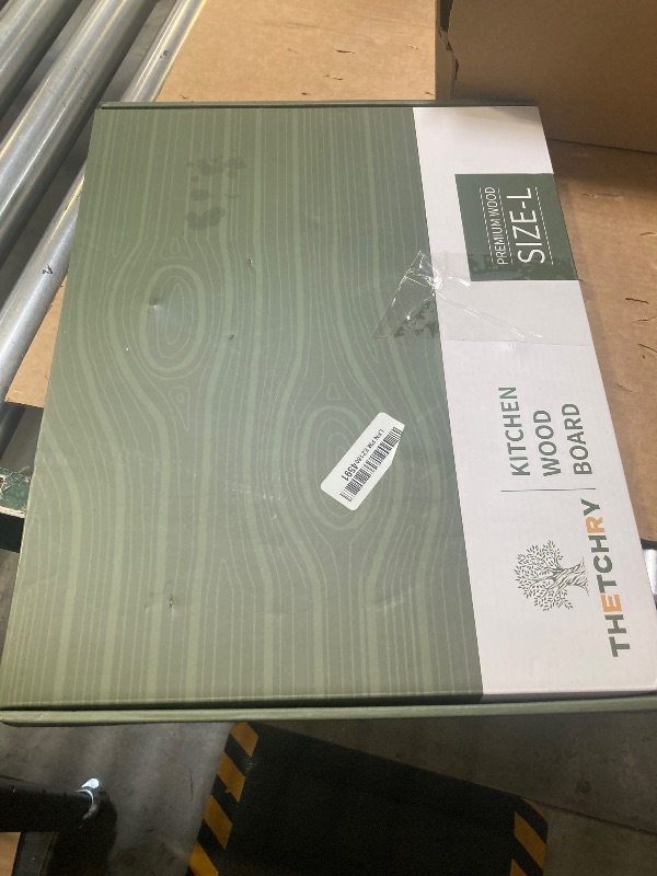 Photo 1 of THETCHRY Walnut Wood Cutting Boards for Kitchen, Large Chopping Board Double Sided, End Grain Cutting Board with Handle, Charcuterie Butcher Block for Meal Prep & Serving with Gift Box, 17"×13"×1"