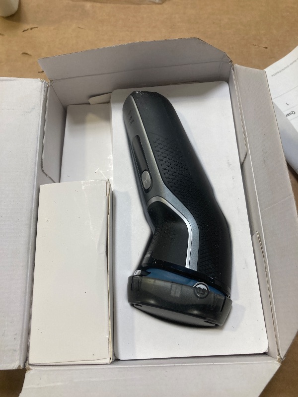 Photo 1 of Philips Norelco Shaver 3900 Series, Wet and Dry Electric Shaver, P-Cap, Travel Pouch, Charging Stand, Storm Blue, Model S3341/92