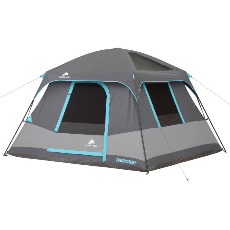 Photo 1 of Ozark Trail 10 X 9 6-Person Dark Rest Cabin Tent W/Skylight Ceiling Panels 15.4 Lbs