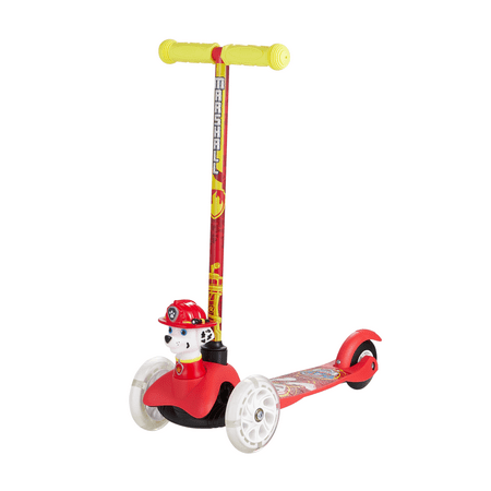 Photo 1 of Paw Patrol Marshall Ride-N-Glide Buddies 3D Toddler Scooter 3 Wheel Scooter for Kids Ages 3+ Red