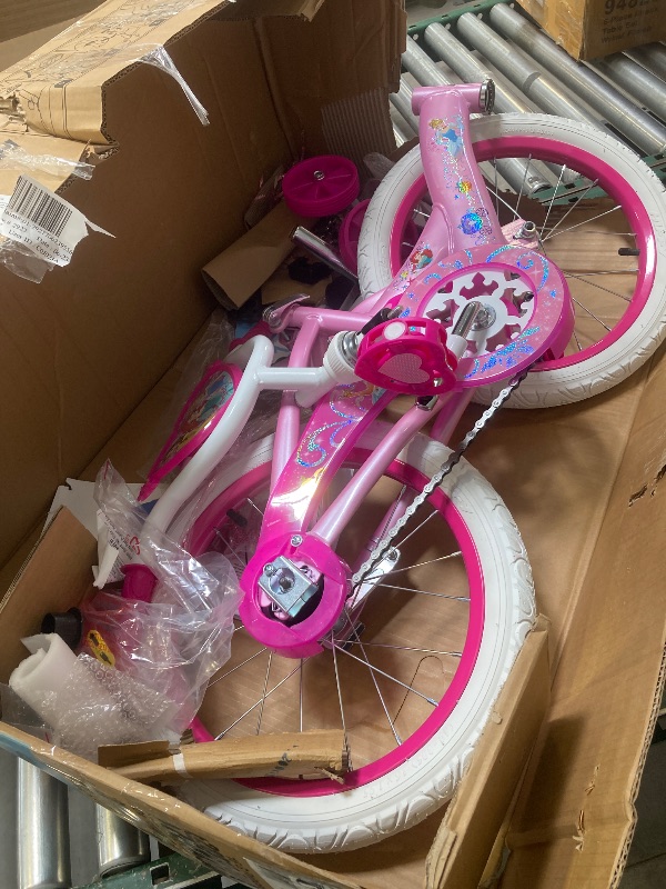 Photo 1 of Huffy 16 Disney Princess Kids Bike Fits Riders 3 5 - 4 0 Pink Child Girl S
