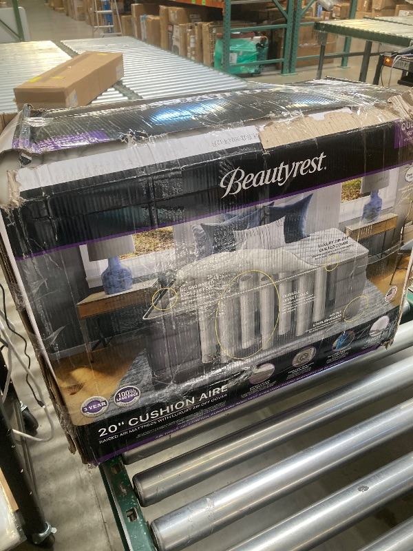 Photo 1 of Beautyrest 20 Cushion Aire Quilted Pillow Top Air Bed Mattress with Built-in Pump Queen
