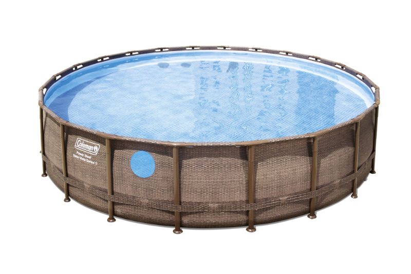 Photo 1 of Coleman Power Steel 22 X 52 Round Metal Frame Above Ground Pool Set