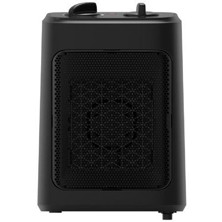 Photo 1 of Mainstays 1500W Ceramic Fan-Force Electric Space Heater Black New
