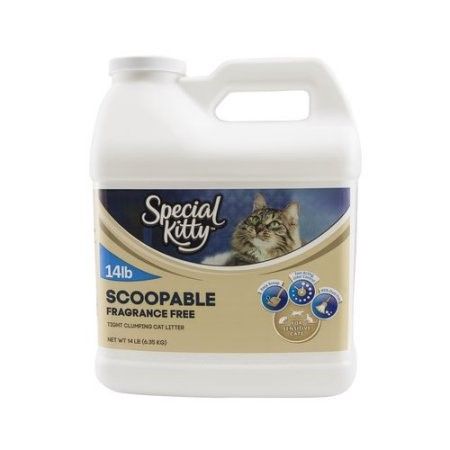 Photo 1 of Special Kitty Scoopable Tight Clumping Cat Litter Fragrance Free 14 Lb
