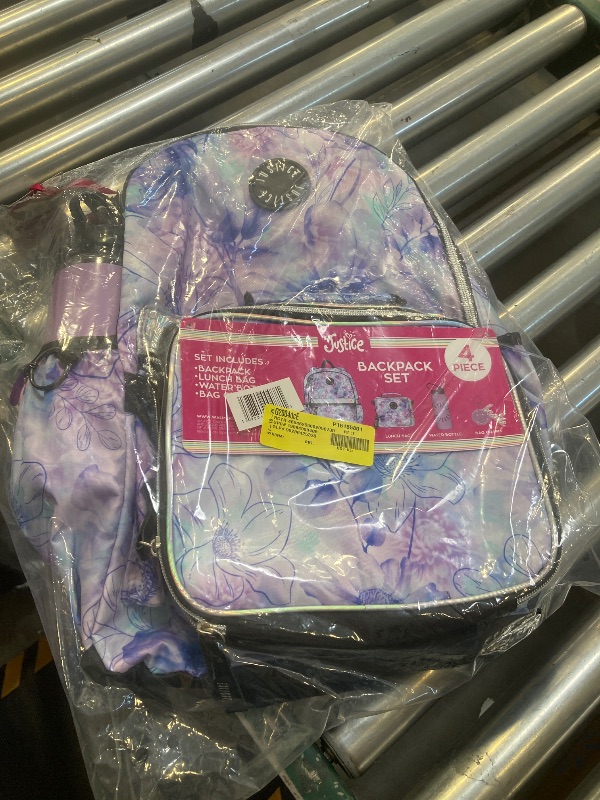 Photo 1 of Justice Girls Backpack With Water Bottle