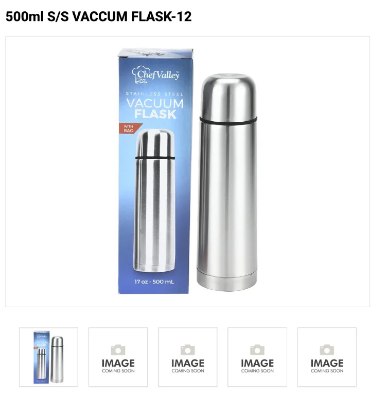 Photo 1 of 500ml STAINLESS STEEL VACCUM FLASK
