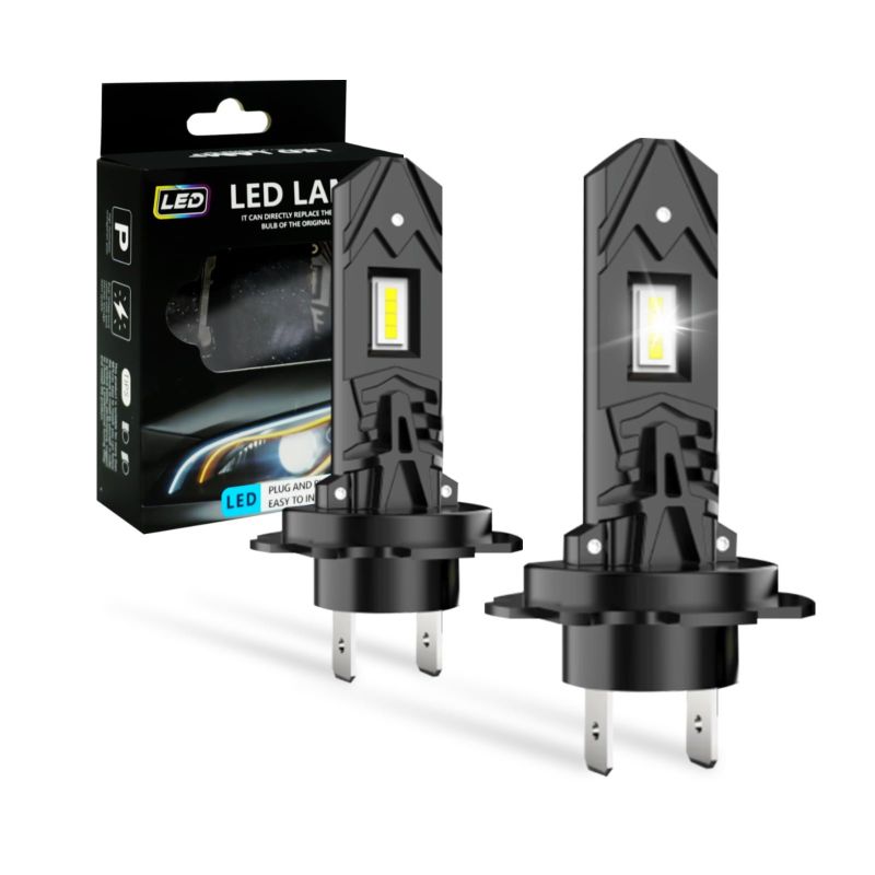 Photo 1 of SKTMH H7 LED Headlight Bulb H7 LED Bulbs Low Beam 6500K Automotive LED Headlight Bulbs for Car Lights High Beam Halogen Replacement H7 White Headlamp High Beam LED Car Replacement (Pack of 2)
