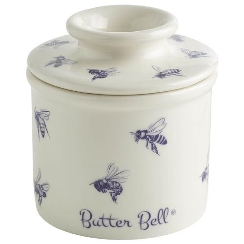 Photo 1 of Butter Bell - the Original Butter Bell Crock by L Tremain, a Countertop French Ceramic Butter Dish Keeper with Lid for Spreadable Butter, Farmhouse Co
