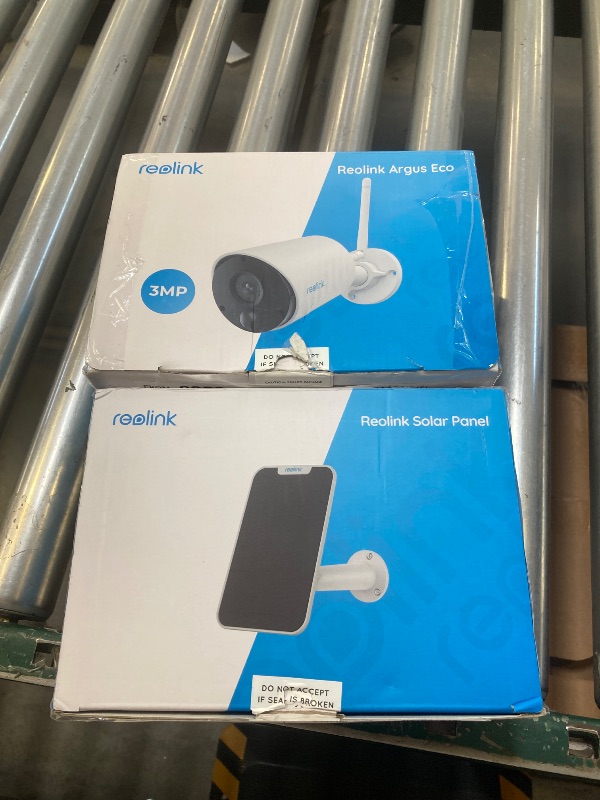 Photo 1 of REOLINK 2K 3MP Solar Security Camera, Wireless Home Security Camera Outdoor Indoor, Night Vision, Human/Car Detection, 2.4G WiFi, Local Storage, No Monthly Fee, Support Home Hub, Argus Eco+Solar Panel
