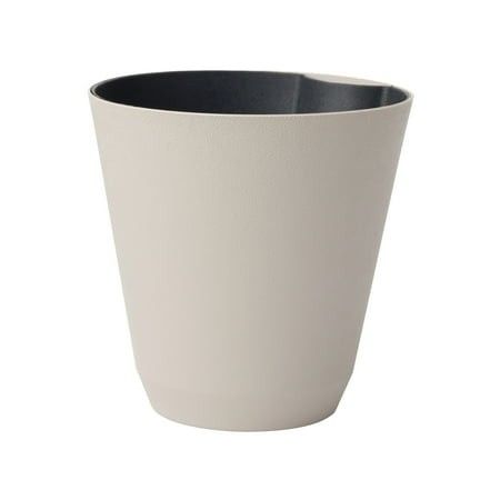 Photo 1 of Mainstays 9 in. Beige Resin Self-Watering Planter, 2 Pack
