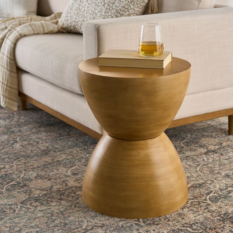 Photo 1 of Better Homes & Gardens James Wood End Table, Light Honey Finish
