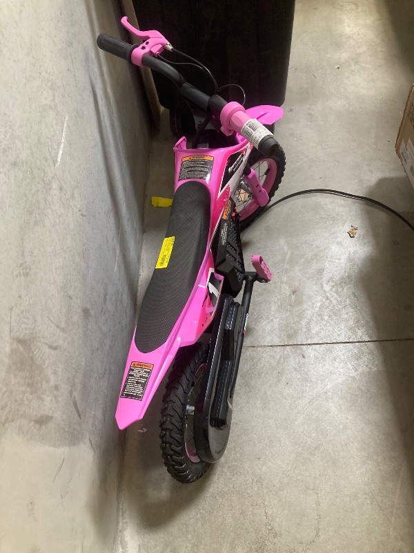 Photo 1 of Adventure Force 12V Electric Dirt Bike Kids Battery Powered Ride on Ages 5 Years and up Pink
