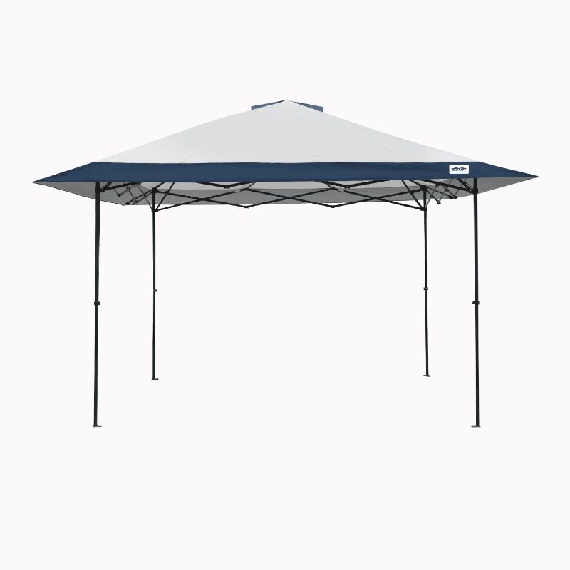 Photo 1 of E-Z up 13x13 ONE-up Instant Canopy Tent – Pop up Outdoor Shade Tent with Vented Top Adjustable Height & Roller Bag
