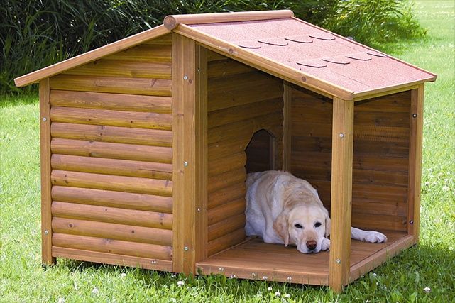 Photo 1 of TRIXIE Pet Products 39512 Rustic Dog House, Large
