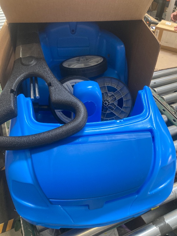 Photo 1 of Step2 Whisper Ride II Kids Blue Push Car and Ride on Toy for Toddlers
