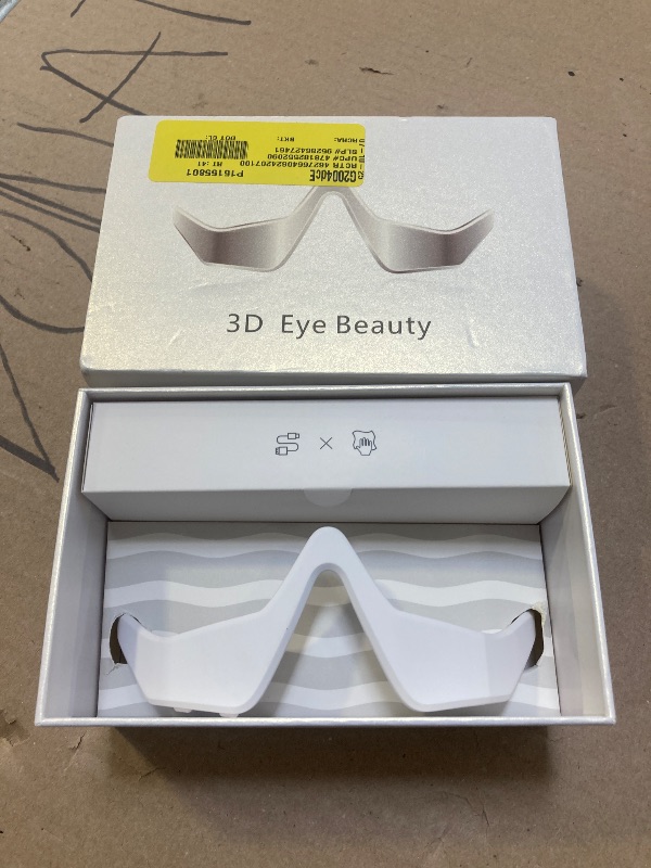 Photo 1 of Red Light Therapy Glasses for Dark Circles: Microcurrent Eye Massager Reduces Puffiness & Wrinkles, Portable Device
