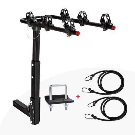 Photo 1 of AA Products 3 Bike Rack Platform Hitch Mount Rack Foldable Bicycle Rack for Cars Trucks SUV S and Minivans Fits 2 Hitch Receiver