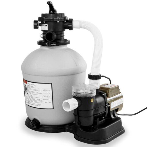 Photo 1 of XtremepowerUS 16 Sand Filter Pump 3100GPH with .75HP Pool Pump with Timer for Above Ground Pools 7-Way Multi-Port Valve & Strainer Basket
