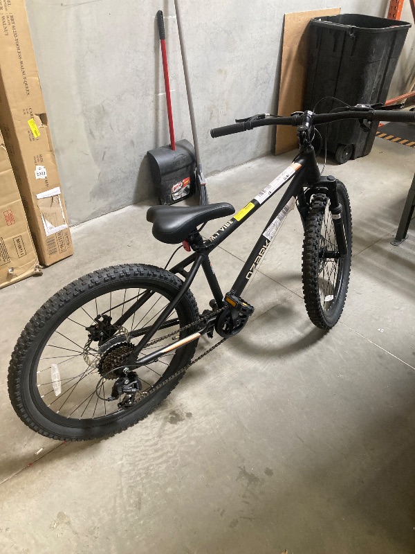 Photo 1 of 24 Ozark Trail Vibe Mountain Bicycle 8 Speed Black Fits Riders 4 6 - 5 6 Teen
