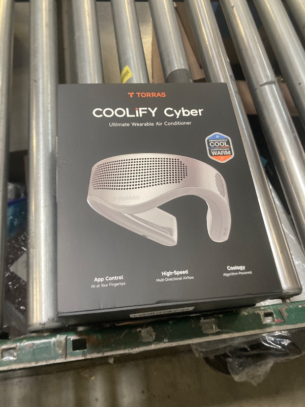 Photo 1 of TORRAS 2025 Top Al Neck Fan Air Conditioner Coolify Cyber, Portable Neck Fans that Blow Cold Air?No.1 Coolest & 720° Immersive Cooling? Personal AC Rechargeable for Outdoor/Indoor. Gifts for Dad/Mom