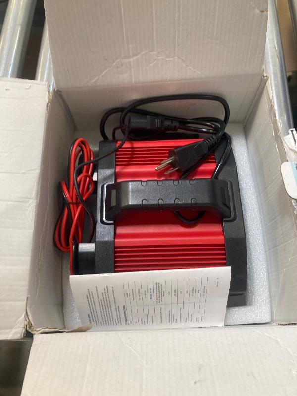 Photo 1 of E-FAST 25A Battery Charger, 12/24V All in One Lifepo4 Lead Acid Car Battery Charger, Automotive Jump Starter, Upgraded Trickle Charger, Battery Maintainer for Car Truck Motorcycle Lawn Mower Boat