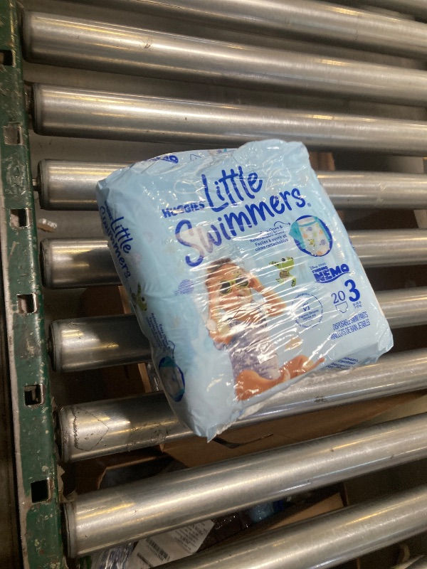 Photo 1 of Huggies Little Swimmers Disposable Swim Diapers, Size 3 (16-26 lbs), 20 Ct