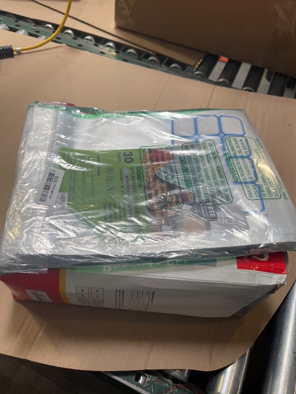 Photo 1 of 30 Mylar Bags for Food Storage 1 Gallon - Extra Thick 15 Mil - Long Term & Food Grade - Mylar Bags with Oxygen Absorbers 400cc- Zipper, Resealable, Stand-up Gousset - Bolsas Mylar con Abosrbentes