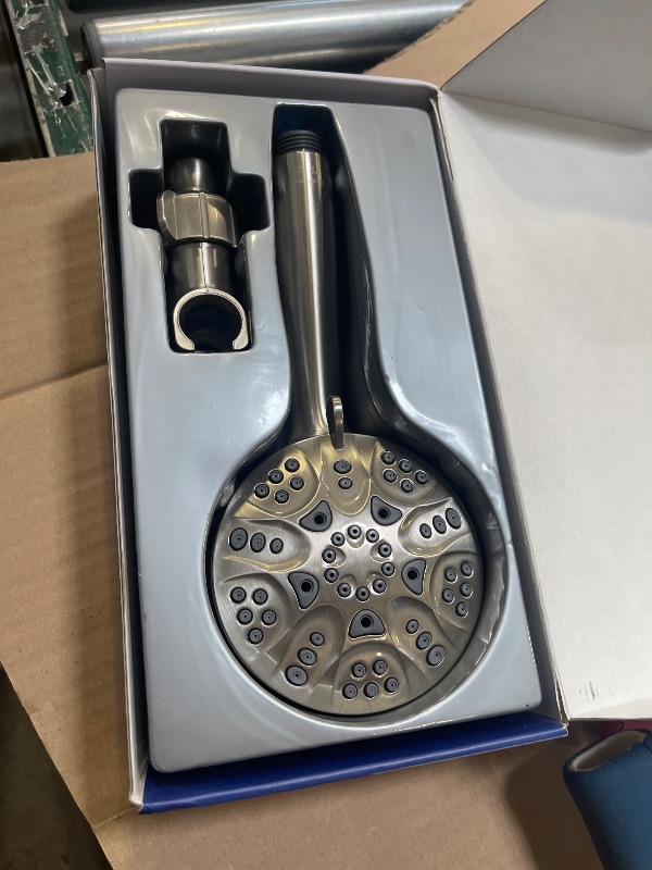 Photo 1 of 6-Mode High Pressure Handheld Shower Head Set, Consumer Reports Recommended HOPOPRO High Flow Hand Held Showerhead with 59 Inch Hose Bracket Teflon Tape Rubber Washers