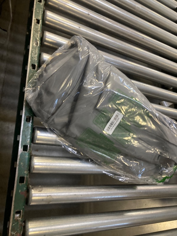 Photo 1 of Amazon Basics Under Bed Fabric Zipper Blanket Storage Container Bags with Window and Handles, 2-Pack, 18 x 42 x 6 inches, Gray