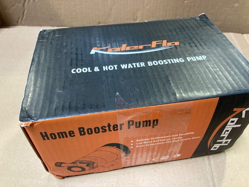 Photo 1 of KOLERFLO 120W Water Pressure Booster Pump 115VAC,396 GPH,21.7 PSI Household Automatic Home Booster Pump with Water Flow Switch for Home Kitchen Bathroom Irrigation(H15GR-15)