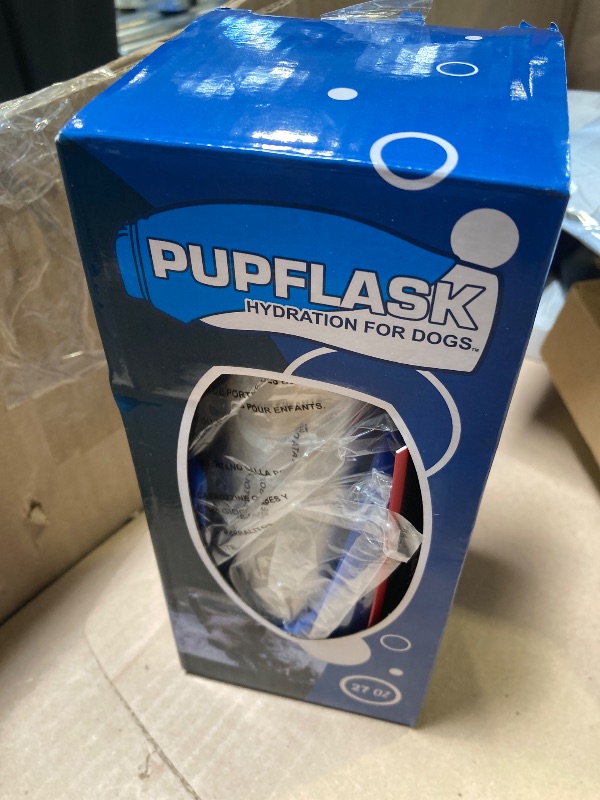 Photo 1 of PupFlask Large Dog Water Bottle | 27 or 40 OZ Stainless Steel | Convenient Dog Drink Dispenser | Puppy Travel Water Bowl | Portable Pet Hydration Bottle | Leak Proof | Perfect Size for All Breeds