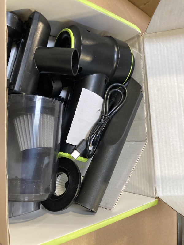Photo 1 of CODN Handheld Car Vacuum Portable Cordless 12000PA, 2 in 1 Handheld Vacuum Cleaner and Air Duster with Multi-Nozzles and LED Light, Mini Hand Held Vacuum Rechargeable for Home, Car, Office, Pet Hair